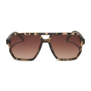 カメ　① Cameron Navigator Sunglasses | Espresso Tortoise & Brown | DIFF