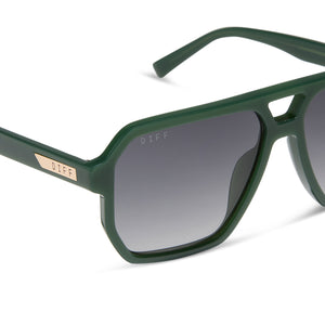 Cameron Navigator Sunglasses | Green & Grey Gradient | DIFF  display picture 3