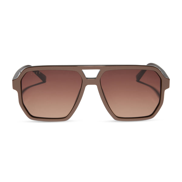 DIFF Moscow Mule? Brown Sunglasses with Case Moscow Mule Cameron Sunglasses | DIFF Eyewear main image 3