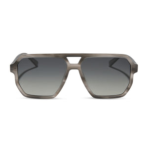 CAMERON - SMOKE MARBLE + GREY GRADIENT + POLARIZED SUNGLASSES