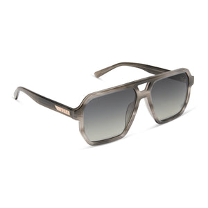 CAMERON - SMOKE MARBLE + GREY GRADIENT + POLARIZED SUNGLASSES