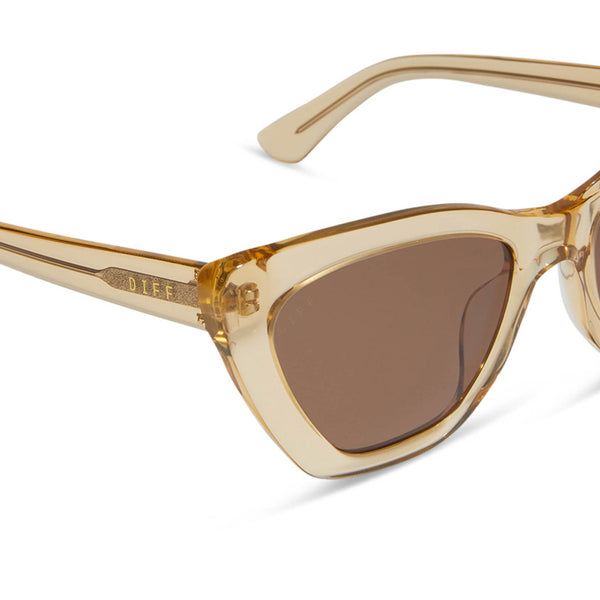 camila - honey crystal + brown sunglasses 3