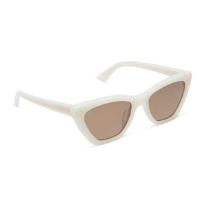 Camila Cateye Sunglasses Meringue Brown DIFF Eyewear