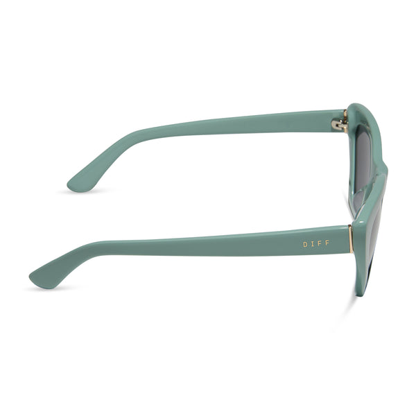 camila - steel teal + grey + polarized sunglasses 3