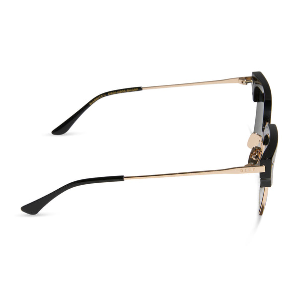 capri - black + grey + polarized sunglasses 3