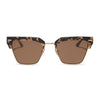 Color swatch for capri - espresso tortoise + brown sunglasses