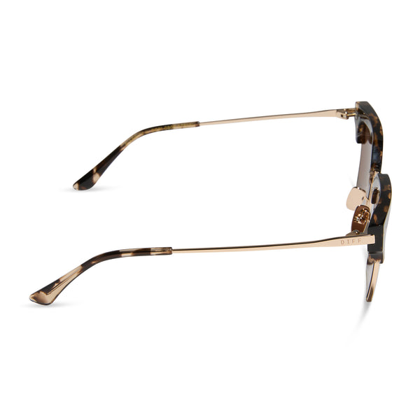 capri - espresso tortoise + brown sunglasses 3