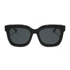 Color swatch for carson - amber tortoise + blue steel gradient + polarized sunglasses