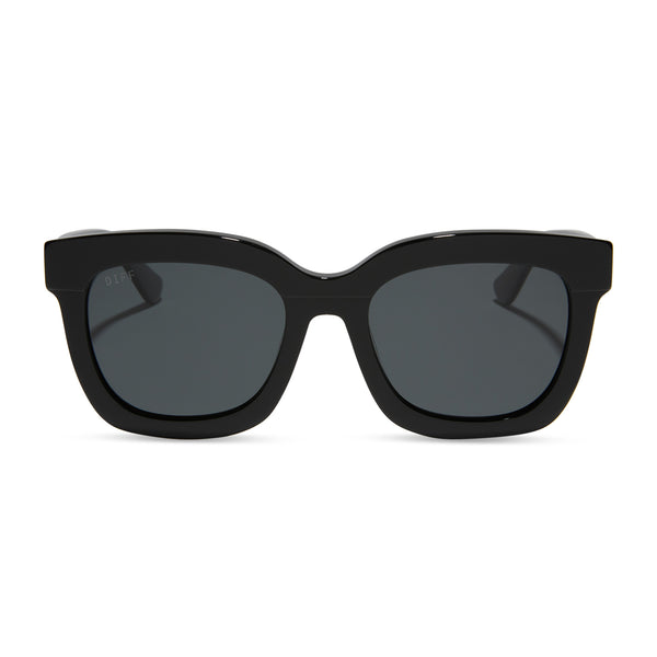 carson - black + dark smoke + polarized sunglasses