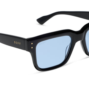 Diff sunglasses - blue frames with dark lenses Deep Aqua Blue Gradient Dani Sunglasses | DIFF Eyewear main image 4