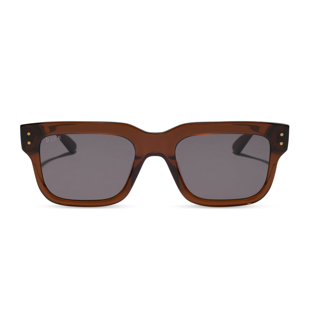 CASH - WHISKEY + GREY + POLARIZED SUNGLASSES