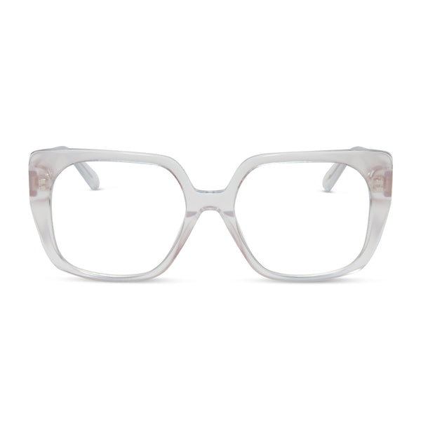 cecilia - opalescent pink + prescription glasses