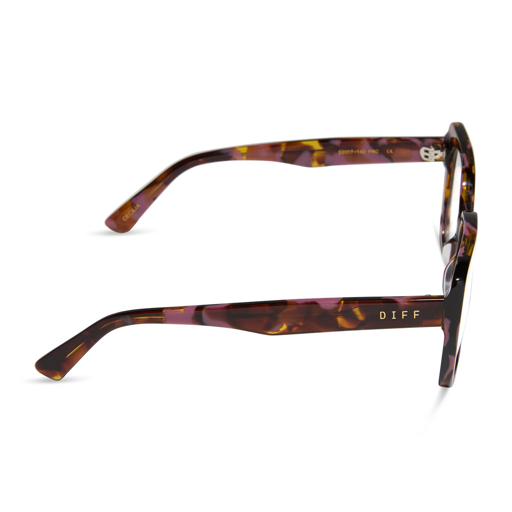 Cecilia Square Prescription Glasses | Torino Tortoise | DIFF Eyewear