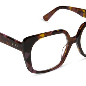 Cecilia Square Glasses | Torino Tortoise | DIFF Eyewear