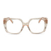 Color swatch for cecilia - opalescent pink + prescription glasses