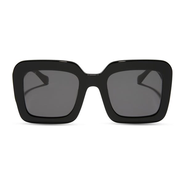 charise - black + grey + polarized sunglasses
