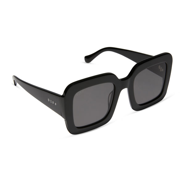 charise - black + grey + polarized sunglasses 2