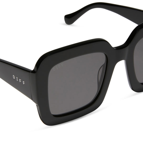 charise - black + grey + polarized sunglasses 4