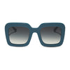 Color swatch for charise - aubergine + aubergine w silver flash sunglasses