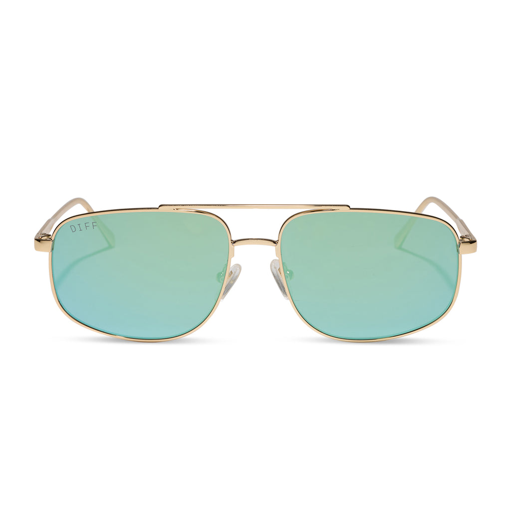 CHARLEY - GOLD + DEW DROP MIRROR + SUNGLASSES