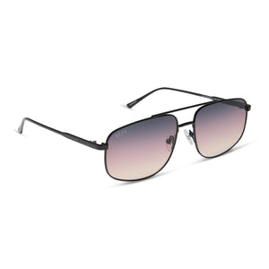 Charley Navigator Sunglasses | Black & Twilight Gradient | DIFF