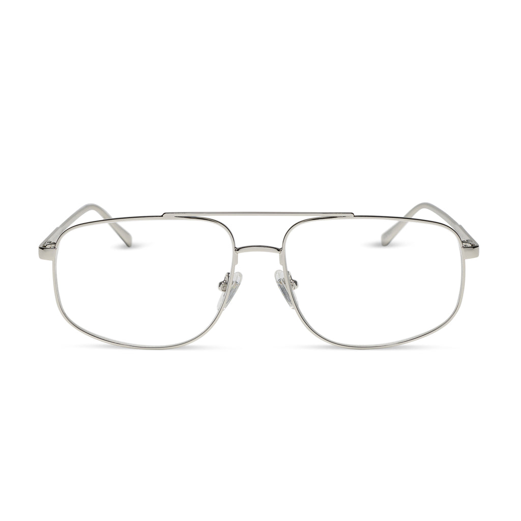 CHARLEY - SILVER + GLASSES