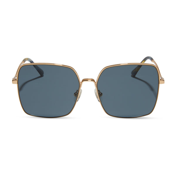clara - gold + grey + polarized sunglasses