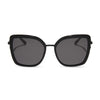 Color swatch for clarisse - black + grey sunglasses