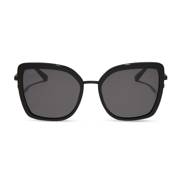 clarisse - black + grey sunglasses