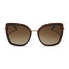 Color swatch for clarisse - black + grey sunglasses