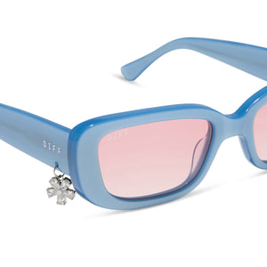 CLUELESS - CHER + LIGHT BLUE + PINK GRADIENT SUNGLASSES