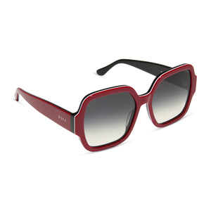 CLUELESS - DIONNE + RED + GREY GRADIENT SUNGLASSES