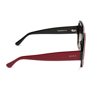 CLUELESS - DIONNE + RED + GREY GRADIENT SUNGLASSES