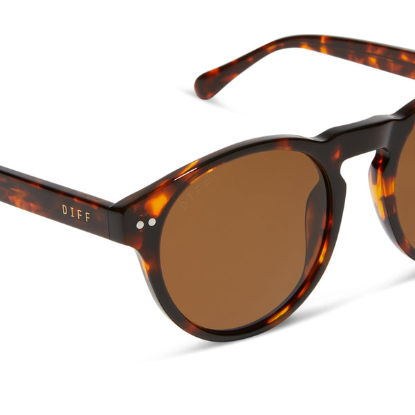 cody - rich tortoise + brown + polarized sunglasses 4