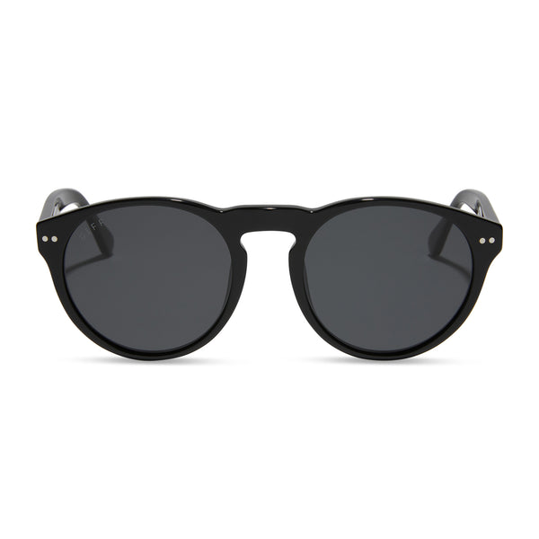 cody xl - black + grey polarized sunglasses