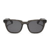 Color swatch for colton - black + grey polarized sunglasses