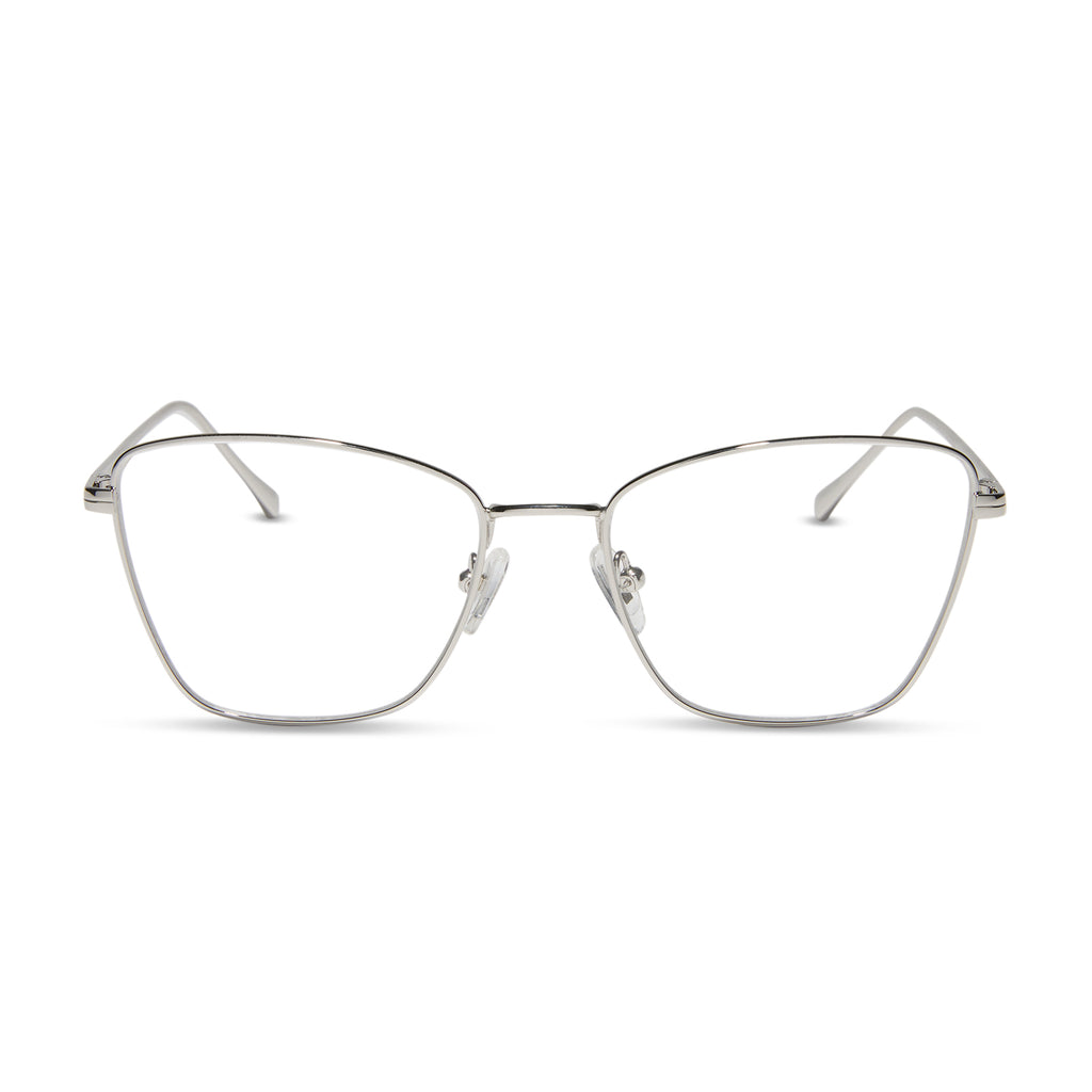 CONNIE - SILVER + GLASSES