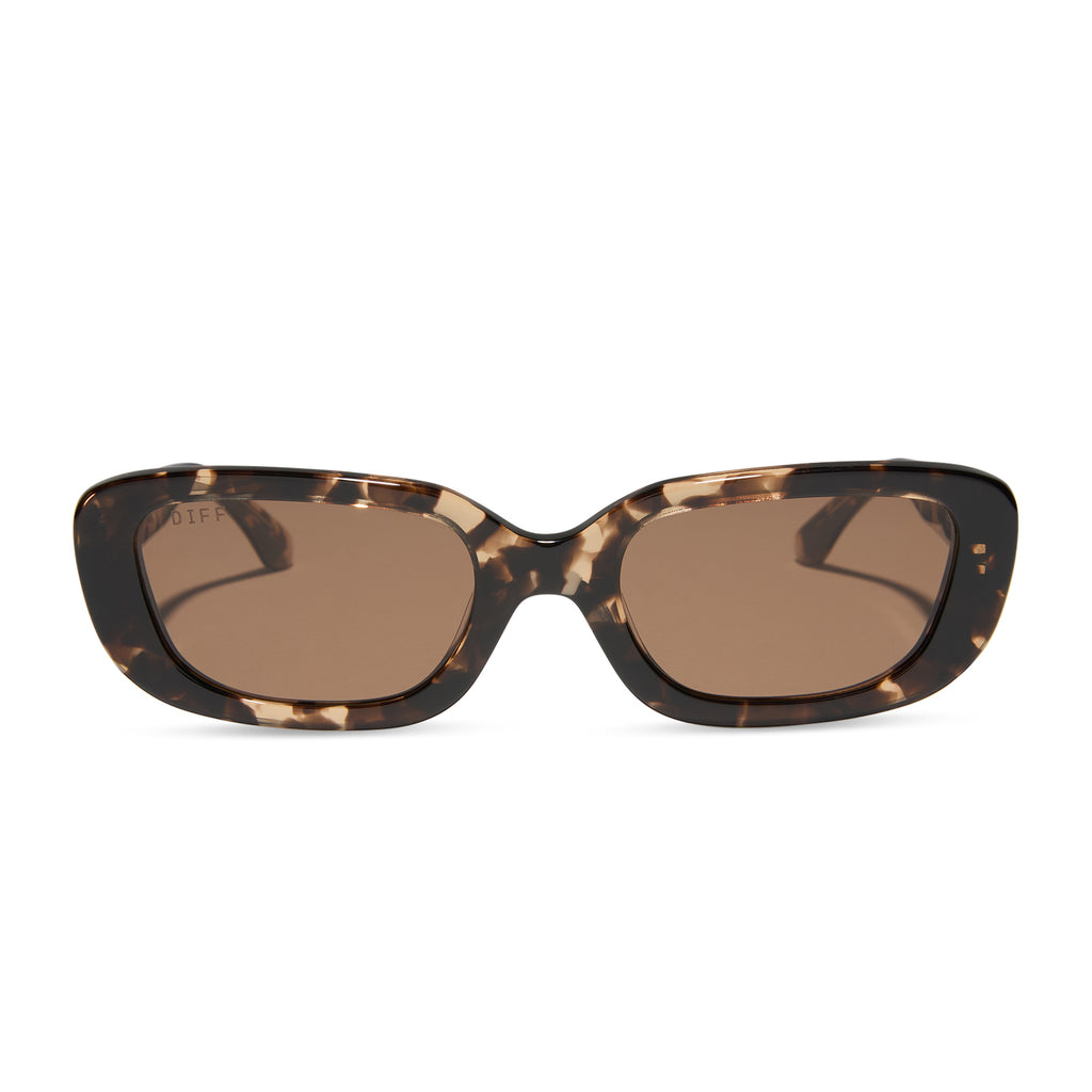 DIFF Eyewear Joelle - Horn Tortoise Brown Gradient Sunglasses