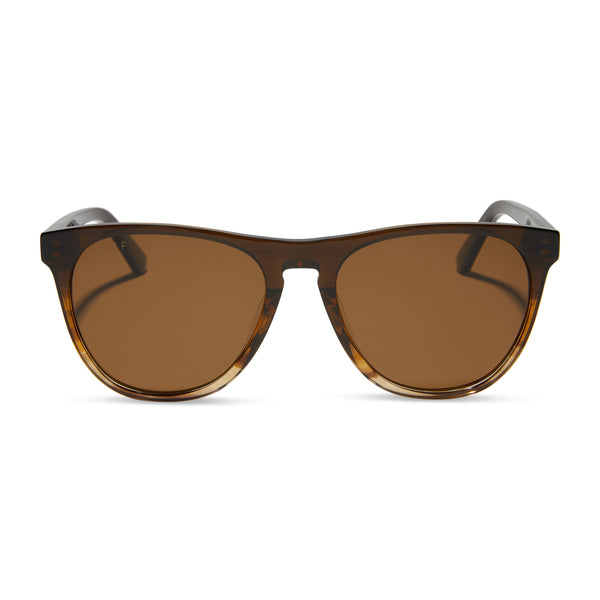 darren - mocha + brown + polarized sunglasses