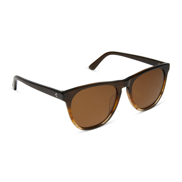 darren - mocha + brown + polarized sunglasses 2
