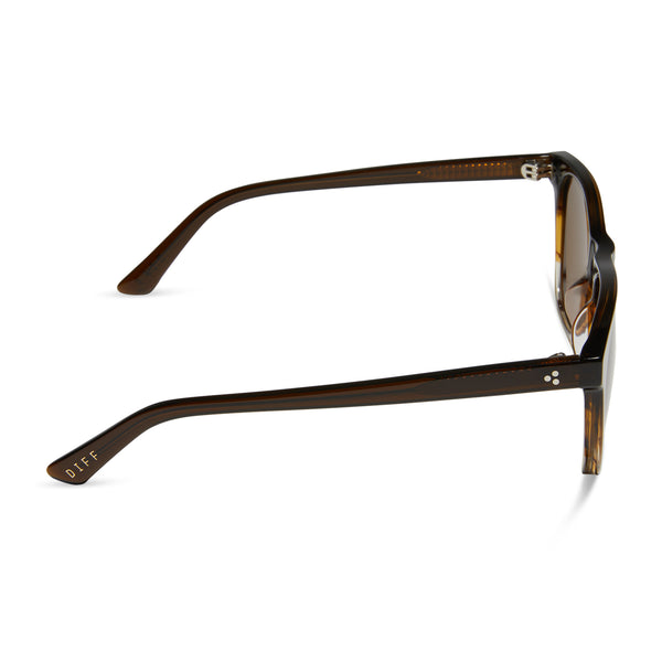 darren - mocha + brown + polarized sunglasses 3
