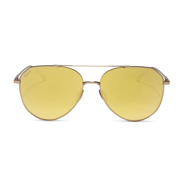 swatch for DASH - GOLD + BRILLIANT GOLD MIRROR + POLARIZED SUNGLASSES