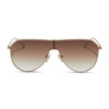 Color swatch for dash shield - gold + brown gradient sunglasses