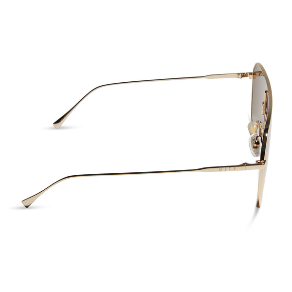 dash shield - gold + green mirror sunglasses 3