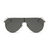 Color swatch for dash shield - gold + brown gradient sunglasses
