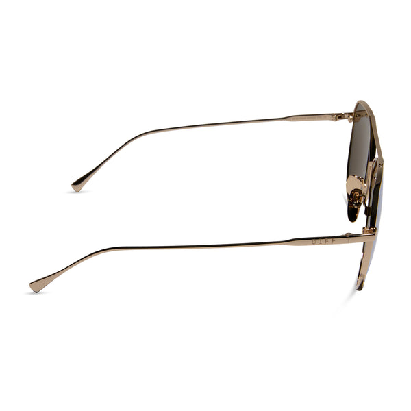dash xs - gold + brilliant gold mirror + polarized sunglasses 3