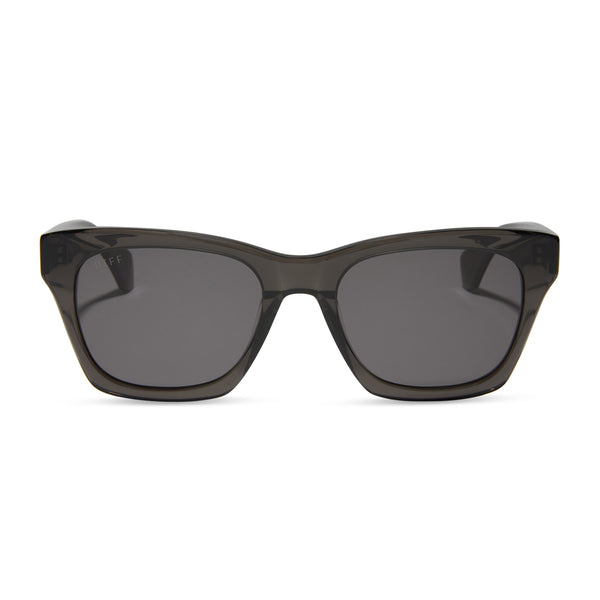 dean xl - black smoke crystal + grey + polarized sunglasses