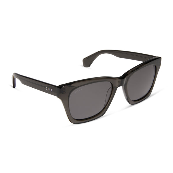 dean xl - black smoke crystal + grey + polarized sunglasses 2