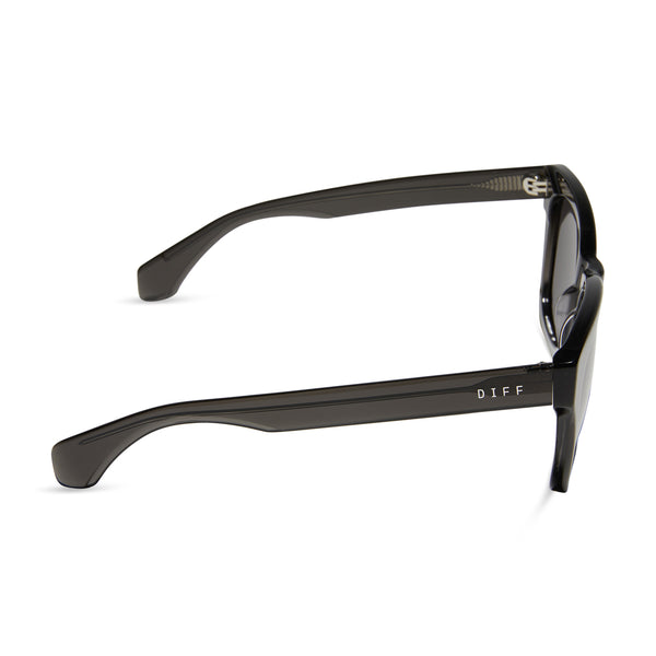dean xl - black smoke crystal + grey + polarized sunglasses 3