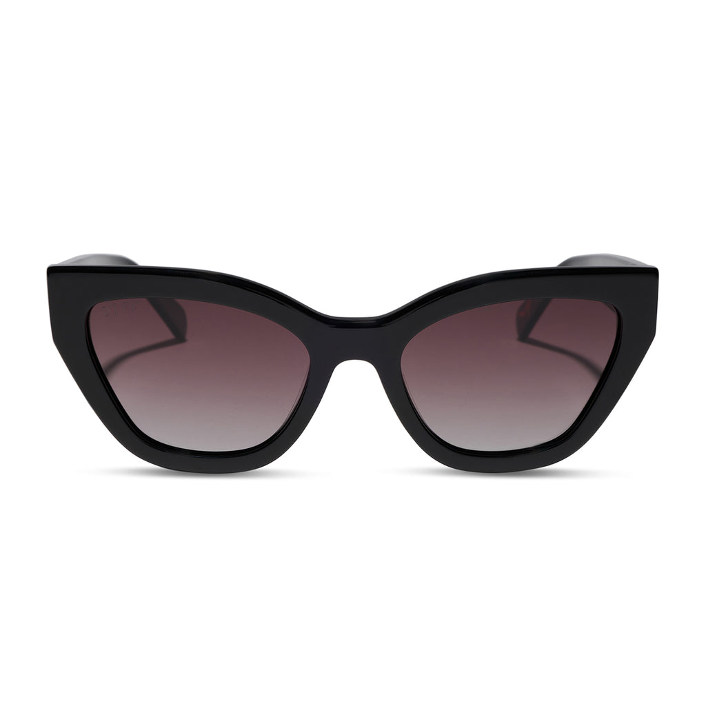 EMILY - BLACK + BROWN GRADIENT + POLARIZED SUNGLASSES